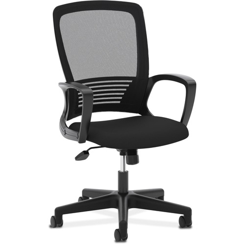 High-Back Task Chair, 26-1/2"x26-1/2'x44', Black