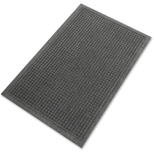 Indoor/Outdoor Wiper Mat, 36"x60", Rubber, Charcoal