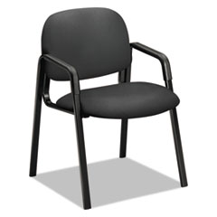 The HON Company  Guest Chair, Leg Base Arms, 23-1/2"x24-1/2"x32", Iron