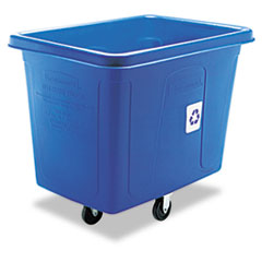 Recycling Cube Truck, 31"x43-3/4"x37", Blue