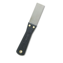 Putty Knife, Plastic Handle, 1-1/4", Black