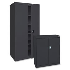 4 Drawer Lateral File, W/Lock, 42"x19-1/4"x53-1/4", Charcoal