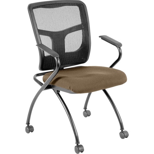 Lorell  Guest Chair, 24-2/5"Wx24"Dx37"H, 2/CT, Roulette