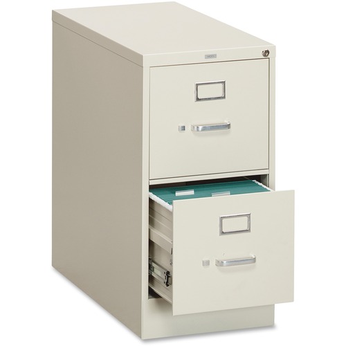 2 Drawer File, Vertical, Letter, 15"x26-1/2"x29", Putty