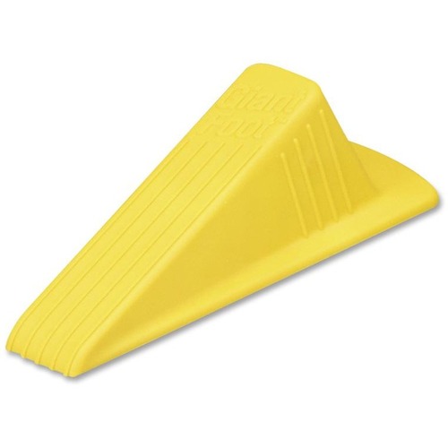 Giant Foot Doorstop, 3-1/2"x6-3/4"x2", Safety Yellow