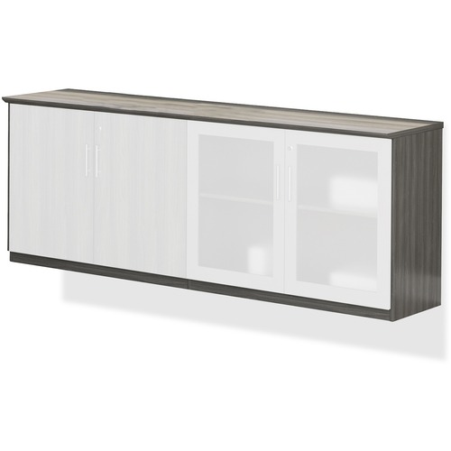 Low Wall Cabinet, 20"x72'x29-1/2", Gray Steel