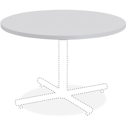 Lorell  Tabletop, f/Hospitality Table, Round, 42", Light Gray