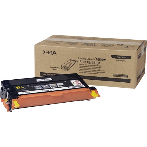 Genuine OEM Xerox 113R00721 Yellow Laser Toner Cartridge (2000 page yield)