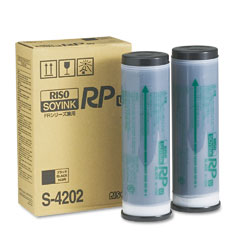 Risograph S-4202 OEM Black Inkjet Cartridge