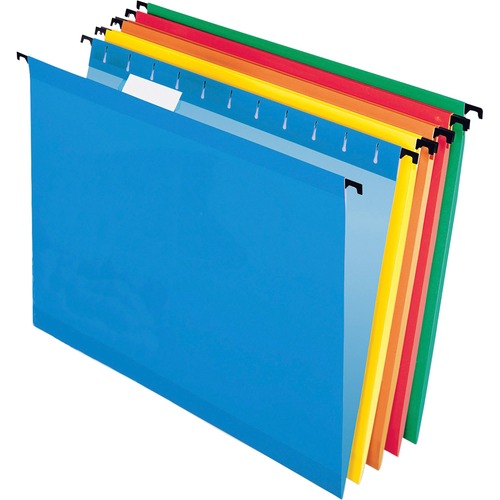 Poly Laminate Hanging Folders, Letter, A