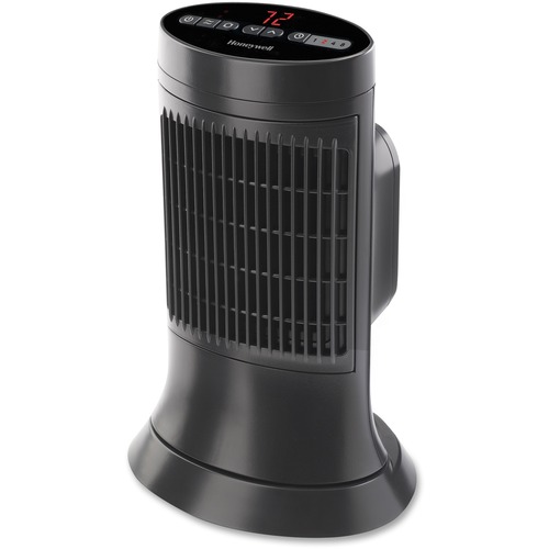Digital Ceramic Compact Tower Heater, 8"x6"x12-4/5", BK
