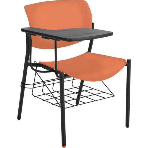 Lorell  Student Chairs, w/Tablet, 21-1/2"x25"x33", 2/CT, OE Plastic