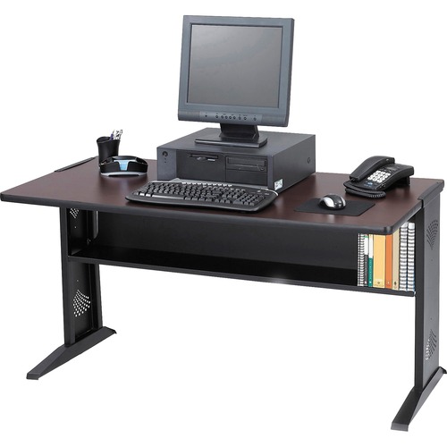 Computer Desk,Reversible Top,47-1/2"x28"x30",MY/Medium Oak