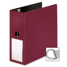 Business Source  View Binder, D-Ring, 1" Capacity, 11"x8-1/2", Navy