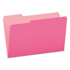 Two-Tone File Folders, 1/3 Cut Top Tab, 