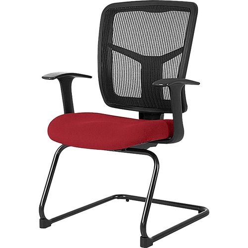 CHAIR,GUEST,MESH,REAL RED