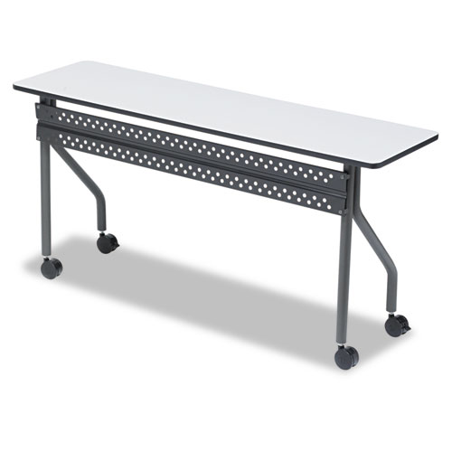 Mobile Training Table, 18"x60", Gray