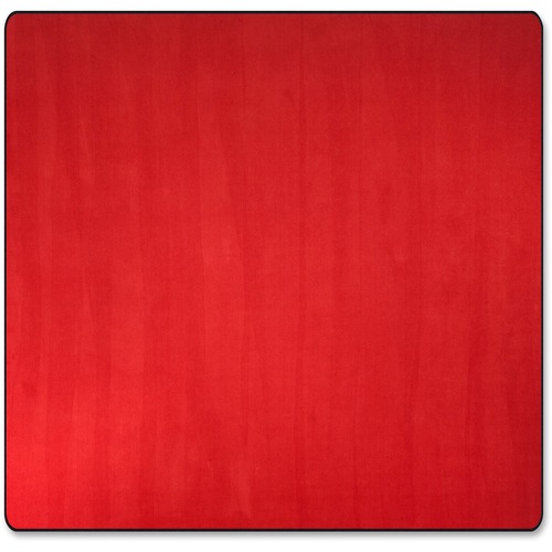 RUG,SOLID,SQUARE,6'X6',RED