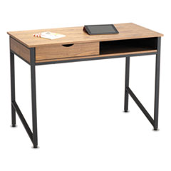 Single Drawer Office Desk, 43-1/4"x21-5/8"x30-3/4", BK
