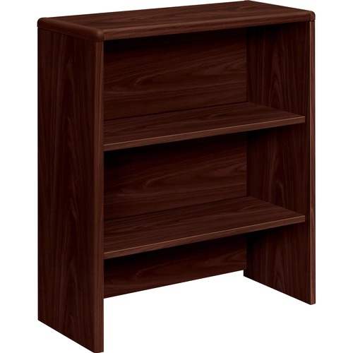 Bookcase Hutch, Adj Shelf, 32-5/8"x14-5/8"x37-1/8", Mahogany
