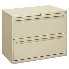 2-Drawer Lateral File, 36"x19-1/4"x28-3/8", Putty