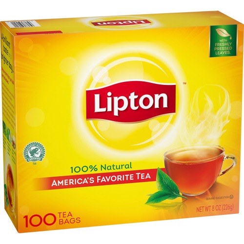 TEA,LIPTON,REGULAR,100PK