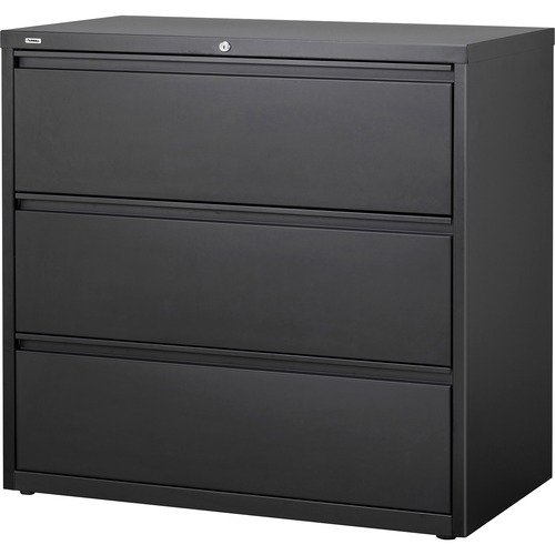 Lorell  Lateral File, 3DRW, 42"x18-5/8",40-1/4", Black