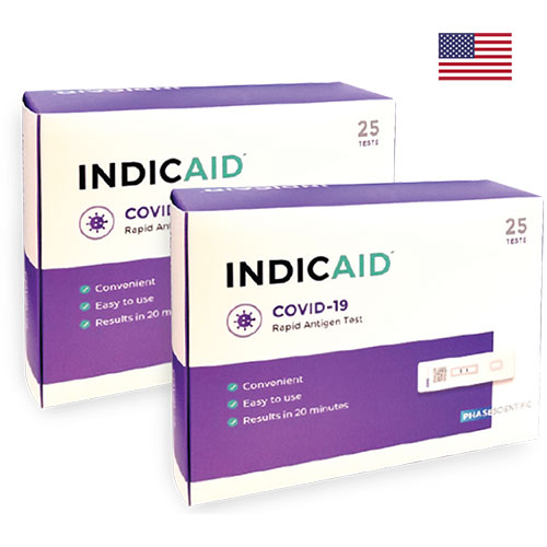 IndicAid Point-Of-Care Rapid Antigen Tests  (minimum 500 tests @ $10.95 per test)