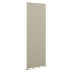 Panel With Glides, 72"x30", Gray