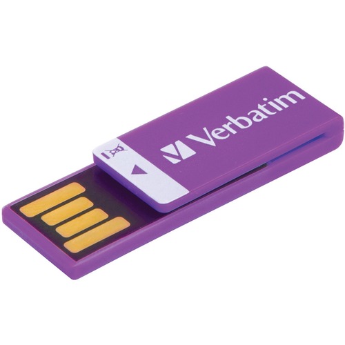 Verbatim  Flash Drive, Capless, Water-resistant, 16GB, Violet