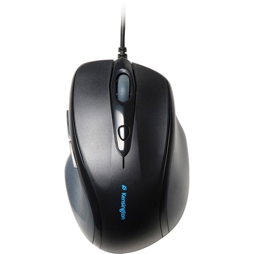 Wired Mouse, Full-Size, 3-1/2"x5-1/4"x1-3/4", Back