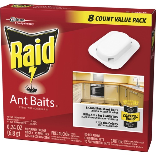 BAITS,ANT,ADHESIVE,RAID,8