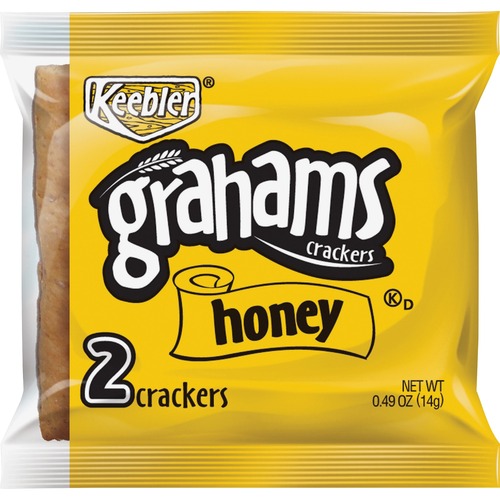 Honey Graham Crackers, Whole-Grains, 0.49 oz., 200PK/CT, AST