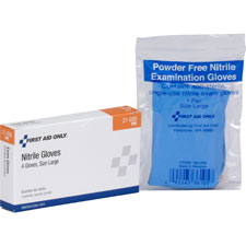 Nitrile Exam Gloves, 4/EA, Blue