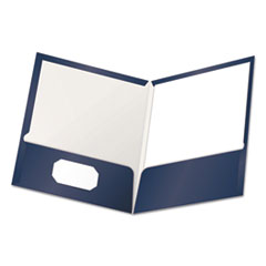High Gloss Laminated Paperboard Folder, 