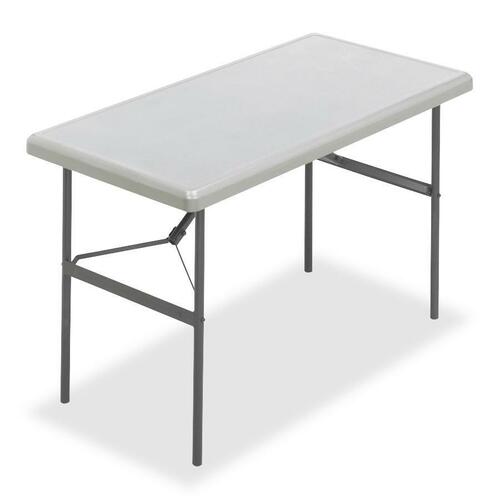 Folding Table, 300 lb Capacity, 48"x24"x29", Platinum