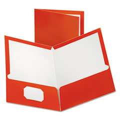 Two-Pocket Laminated Paper Folder, 100-S