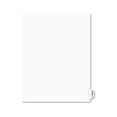 Avery  Index Dividers, "J", Side Tab, 8-1/2"x11", 25/PK, WE
