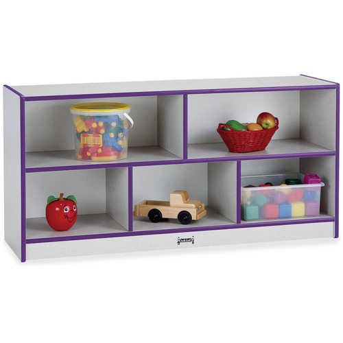 Mobile Storage Unit,Toddler,24-1/2"x48"x15",Purple