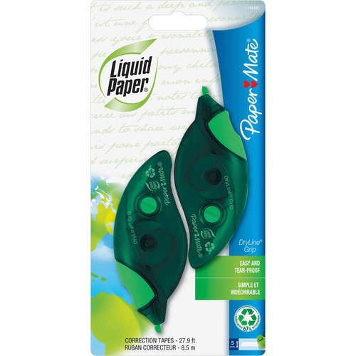 Correction Tape, Recycled, Comfort Grip, 6/PK, WE