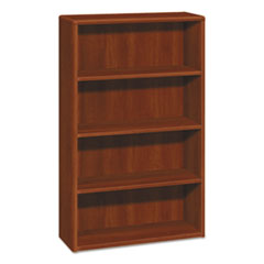 4-Shelf Bookcase, 36"x13"x57", Cognac