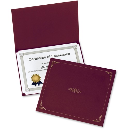 Certificate Holder, 12-1/2 X 9-3/4, Burg