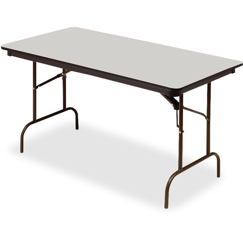 Wood Folding Table, 30"x60", Gray