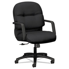 The HON Company  Mgr Mid-back Chair, w/ Arms, 26-1/4"x28-3/4"x41-3/4", BK