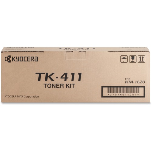 Genuine OEM Kyocera Mita 370AM011 (Type TK411) Black Laser Toner Cartridge (15000 page yield)