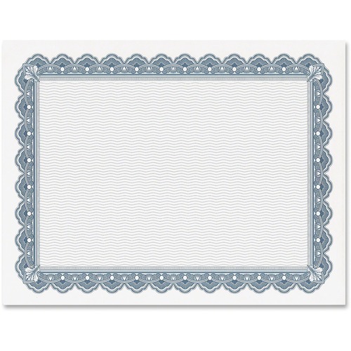 Parch Certificates,Archival Qlty,LTR,50/PK,Blue Royalty Bord