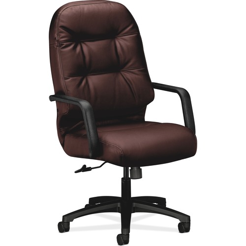 Exec High Back Chair,26-1/4"x29-3/4"x46-1/2",BY Leather