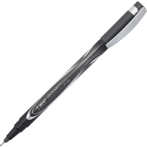 Marker Pens, .5mm Fine Pt, Black Barrel, Black Ink