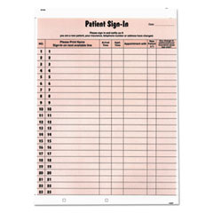 Patient Sign-In Label, 23 Lines, 8-1/2"-