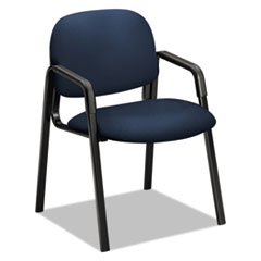 The HON Company  Guest Chair, Leg Base Arms, 23-1/2"x24-1/2"x32", Navy